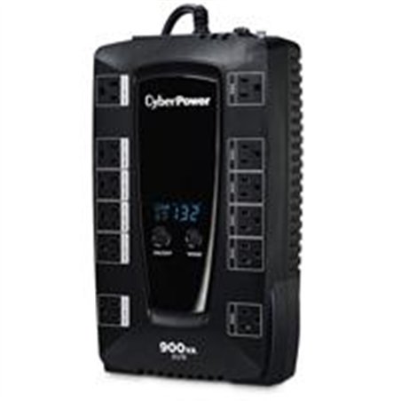 NO BREAK CYBERPOWER (AVRG900LCD) 900VA /480W, INTERACTIVO, TORRE ,12 × NEMA 5-15R, 6 RESPALDO Y 6 SUPRESIÓN, 3 AÑOS DE GARANTÍA,