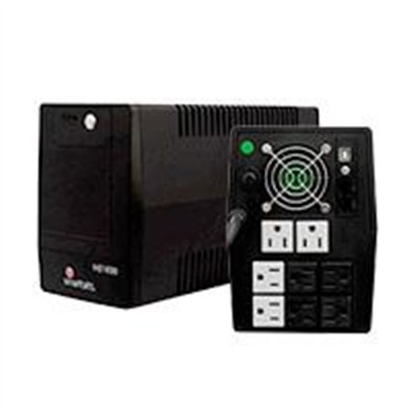 NO-BREAK SMARTBITT 1800VA/900W, CLAVIJA NEMA 5-15P, 8 CONTACTOS, TIPO NEMA 5-15R, 4 CON RESPALDO DE BATERAS, REGULACION Y SUPRES