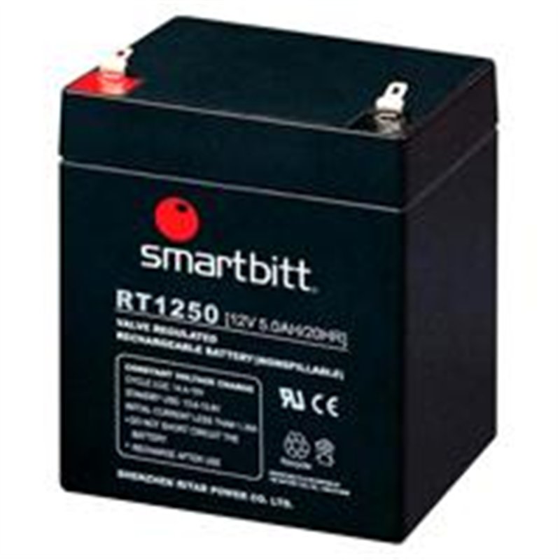 BATERIA SMARTBITT 12V/5 AH COMPATIBLE CON SBNB500, SBNB600 Y SBNB800