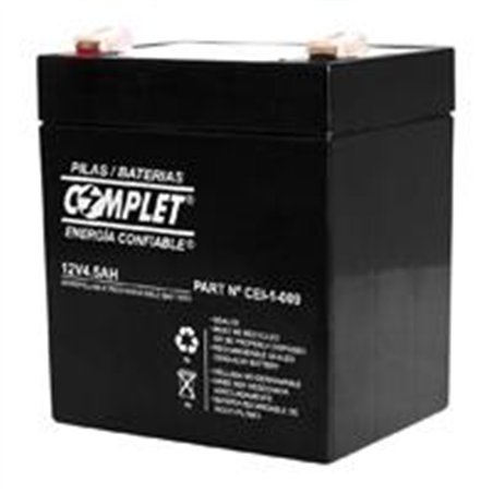 BATERIA PLOMO ACIDO COMPLET CEI-1-009 12VCC 4.5AH