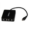 ADAPTADOR DE RED USB-C CON DOS PUERTOS ETHERNET GIGABIT Y PUERTO ADICIONAL USB TYPE-A - STARTECH.COM MOD. US1GC301AU2R