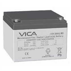BATERIA DE REEMPLAZO VICA 12V 26AH, GENERICA PARA EL 80 DE LOS NO BREAK DE OTRAS MARCAS