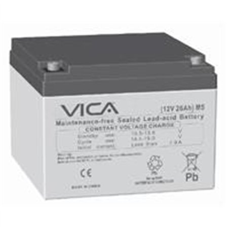 BATERIA DE REEMPLAZO VICA 12V 26AH, GENERICA PARA EL 80 DE LOS NO BREAK DE OTRAS MARCAS