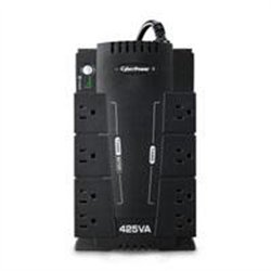 NO BREAK CYBERPOWER (CP425SLG) STANDBY 425VA / 255 W, 8 X NEMA 5-15R, (4 RESPALDO Y 4 SUPRESIÓN) 3 AÑOS DE GARANTÍA INCLUYENDO B