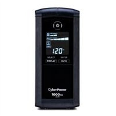 NO BREAK CYBERPOWER CP1000AVRLCD 1000 VA/ 600 WATTS, INTERACTIVO,TORRE, 9 NEMA 5-15R, 5 RESPALDO Y 4 SUPRESIN, 3 AÑOS DE GARANTA