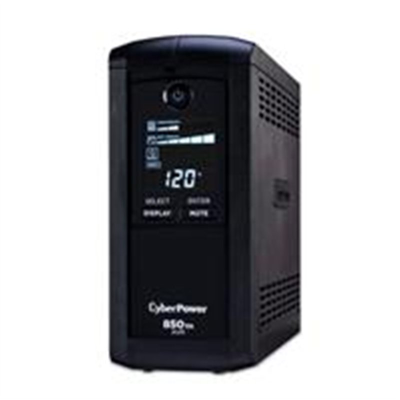 NO BREAK CYBERPOWER CP1350AVRLCD 1350 VA/ 815 WATTS, INTERACTIVO, TORRE, 10 NEMA 5-15R, 5 RESPALDO Y 5 SUPRESIN, 3 AÑOS DE GARAN