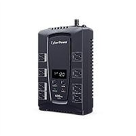 NO BREAK / UPS CYBERPOWER LCD INTELIGENTE 685 VA 390 WATTS 3 AÑOS DE GARANTA EN PILA Y EQUIPO
