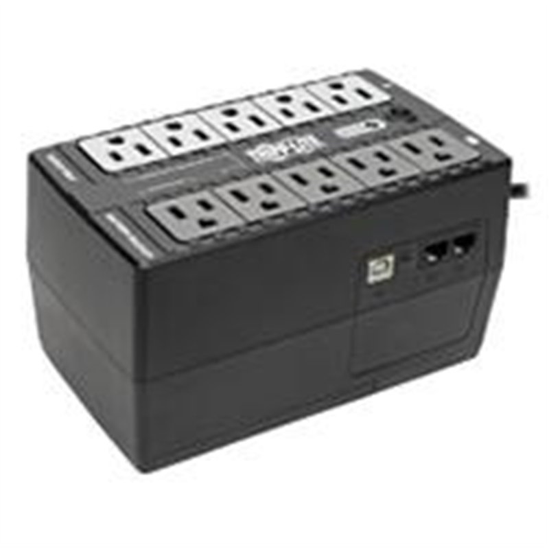 NOBREAK TRIPP-LITE ECO550UPS STANDBY AHORRADOR DE ENERGIA 120V 550VA / 300W, ECO, USB Y 10 CONTACTOS