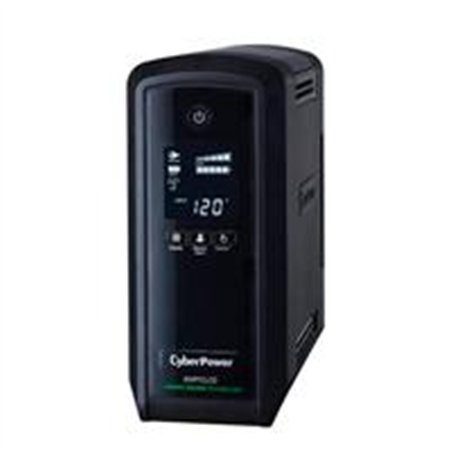 NOBREAK CYBERPOWER CP1000PFCLCD 1000VA / 600W, LCD INTELIGENTE, ONDA SENOIDAL PURA PFC, AVR, TORRE, 10 NEMA 5-15R, 5 RESPALDO Y 