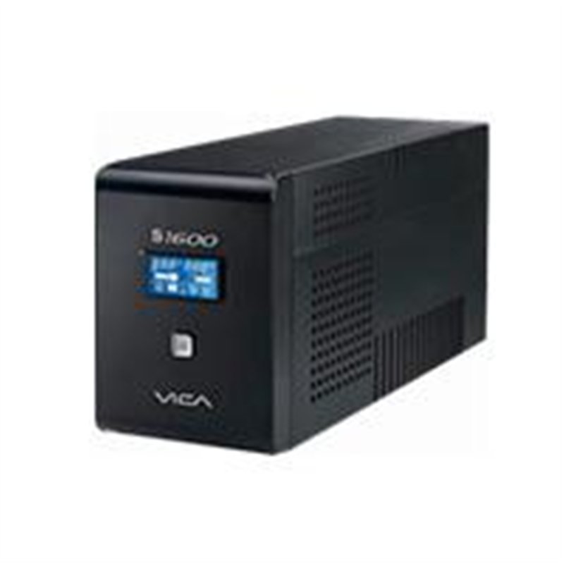 NO BREAK VICA 1600VA/900W PANTALLA LCD 8 TOMAS REGULADAS Y RESPALDADAS 3 AÑOS DE GARANTIA.