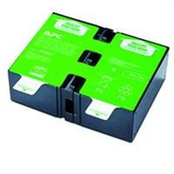 CARTUCHO DE BATERIAS DE REEMPLAZO APCRBC124 PARA MODELOS APC BX1500M-LM60, BR1300G,BR1500G, SMC1000-2U LO CONFORMAN LAS 2 BATERI