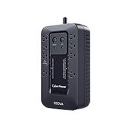 NO BREAK CYBERPOWER (EC550G) 550VA / 330W, STANDBY, GABINETE COMPACTO, 8 × NEMA 5-15R (1 SUPRESIÓN SOLAMENTE, 3 SUPRESIÓN CON MO