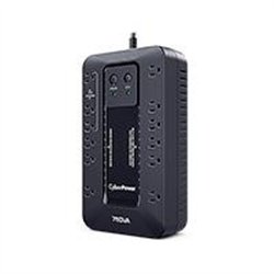 NO BREAK CYBERPOWER (EC750G) 750VA / 450W, STANDBY, GABINETE COMPACTO, 12 × NEMA 5-15R (, 3 SUPRESIÓN CON MODO ECO, 6 SUPRESIÓN 