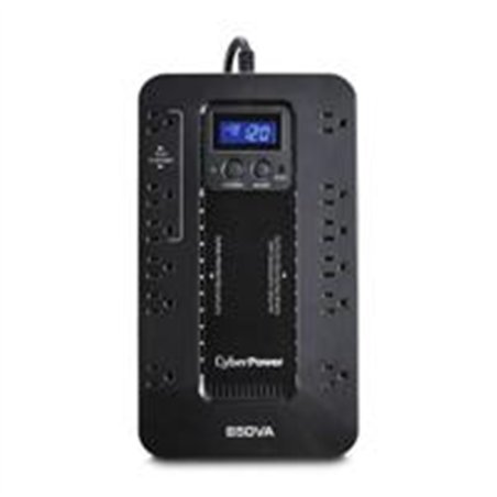 NO BREAK / UPS CYBERPOWER MODO ECO AHORRADOR 850 VA 510 WATTS 3 AÑOS DE GARANTA EN PILA Y EQUIPO