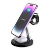 CARGADOR ACTECK ENERGON S-MATE CI740 / INALAMBRICO QI / 15 W / 3 DISPOSITIVOS / COMPATIBLE CON APPLE / AC-937139