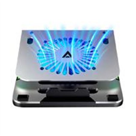 BASE ENFRIADORA ACTECK FROOST EX BE650 / 4 PUERTOS USB / 16 PULGADAS / PESO 0.750 G /1 VENTILADOR / ALUMINIO / ANTIDERRAPANTE / 