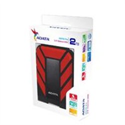 DISCO DURO EXTERNO ADATA HD710P 2TB PORTATIL 2.5 USB 3.2 WINDOWS MAC LINUX CONTRAGOLPES COLOR ROJO ( AHD710P-2TU31-CRD)