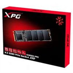 UNIDAD DE ESTADO SOLIDO SSD INTERNO XPG ASX6000 PRO 1TB M.2 2280 NVME PCIE GEN 3X4 LECT. 2100 ESCRIT. 1500 MBS 3DNAND PC LAPTOP 