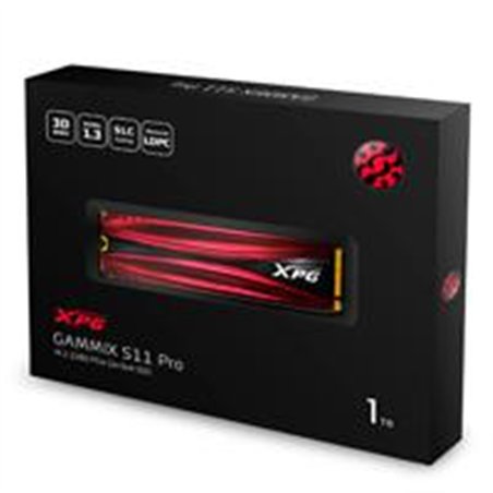 UNIDAD DE ESTADO SOLIDO SSD INTERNO XPG GAMMIX S11 PRO 1TB M.2 2280 NVME PCIE GEN 3X4 LECT. 3500 ESCRIT. 3000 MBS 3DNAND CON DIS
