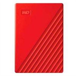 DISCO DURO EXTERNO WD MY PASSPORT 4TB 2.5 PORTATIL USB3.0 ROJO WINDOWS BACKUP ENCRIPTACION WDBPKJ0040BRD-WESN