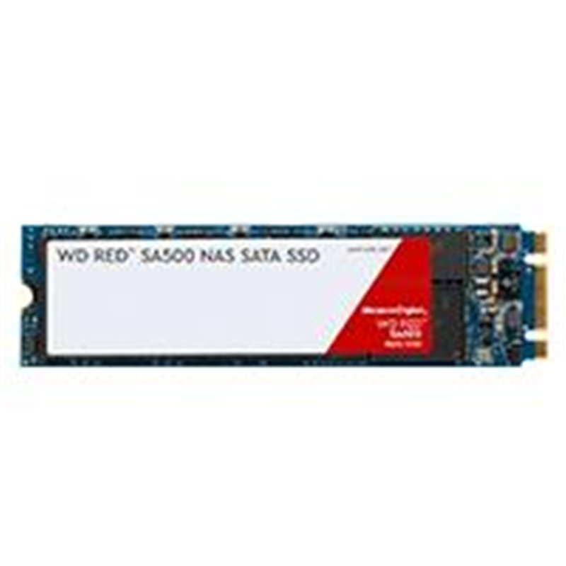 UNIDAD DE ESTADO SOLIDO SSD INTERNO WD RED SA500 1TB M.2 2280 SATA3 6GB/S LECT.560MBS ESCRIT.530MBS NAS WDS100T1R0B