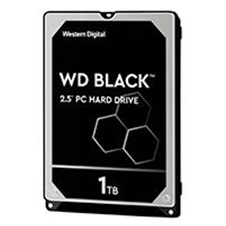 DISCO DURO INTERNO WD BLACK 1TB 2.5 PORTATIL SATA3 6GB/S 64MB 7200RPM GAMER/ALTO RENDIMIENTO WD10SPSX