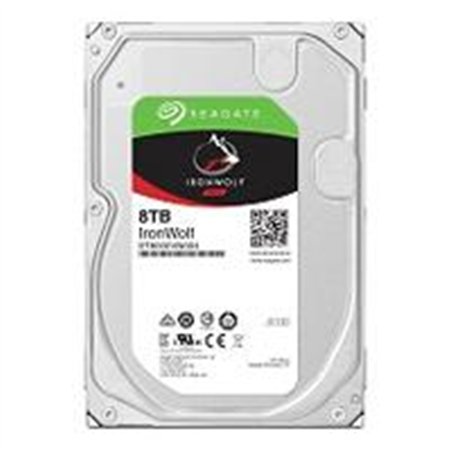 DISCO DURO INTERNO SEAGATE IRONWOLF 8TB 3.5 ESCRITORIO SATA3 6GB/S 256MB 7200RPM 24X7 HOT-PLUG NAS 1-8 BAHIA