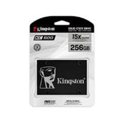 UNIDAD DE ESTADO SOLIDO KINGSTON INTERNO KC600 256GB 2.5 SATA3 7MM LECT.550/ESCRIT.500MB/S NAND 3D TLC PC/LAPTOP SKC600/256G