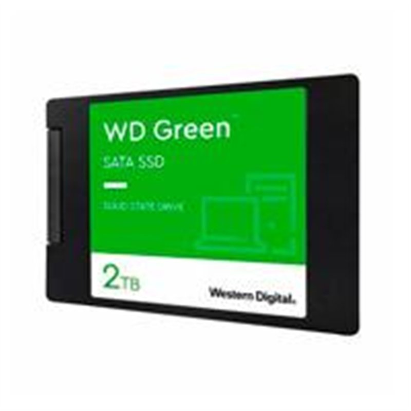 UNIDAD DE ESTADO SOLIDO SSD INTERNO WD GREEN 2TB 2.5 SATA3 6GB/S LECT.545MBS 7MM LAPTOP MINI PC WDS200T2G0A