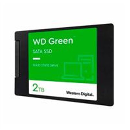 UNIDAD DE ESTADO SOLIDO SSD INTERNO WD GREEN 2TB 2.5 SATA3 6GB/S LECT.545MBS 7MM LAPTOP MINI PC WDS200T2G0A