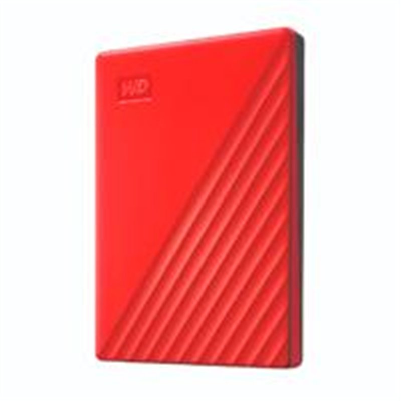 DISCO DURO EXTERNO WD MY PASSPORT 1TB 2.5 PORTATIL USB3.0 ROJO WINDOWS BACKUP ENCRIPTACION WDBYVG0010BRD-WESN