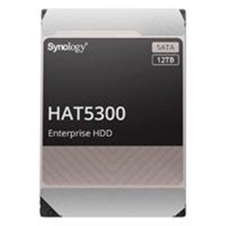 DISCO DURO INTERNO SYNOLOGY ENTERPRISE 3.5 12TB SATA3 6GB/S 7200RPM 256MB HOT-PLUG COMPATIBLE SOLO PARA EQUIPOS SYNOLOGY
