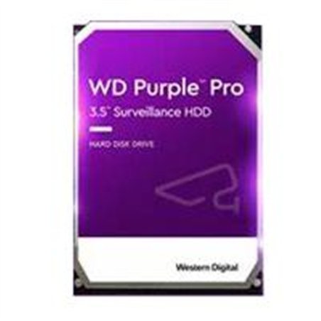 DISCO DURO INTERNO WD PURPLE PRO 18TB 3.5 ESCRITORIO SATA3 6GB/S 512MB 7200RPM 24X7 IA DVR NVR 1-16 BAHIAS 1-64 CAMARAS WD181PUR
