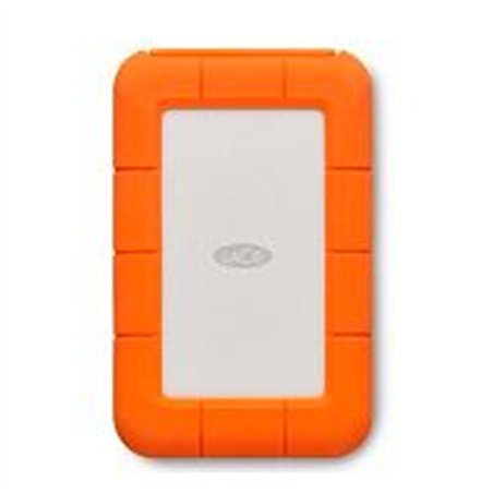 DISCO DURO EXTERNO LACIE RUGGED USB-C 5TB 2.5 PORTATIL USB 3.1 NARANJA-PLATA WINDOWS MAC CONTRAGOLPES AGUA Y POLVO