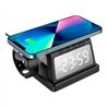 CARGADOR ACTECK ENERGON S-MATE CI730 / INALAMBRICO QI / 3W - 15 W / APPLE - SAMSUNG / 3 DISPOSITIVOS / RELOJ DIGITAL / NEGRO / A