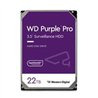 DISCO DURO INTERNO WD PURPLE PRO 22TB 3.5 ESCRITORIO SATA3 6GB/S 512MB 7200RPM 24X7 IA DVR NVR 1-16 BAHIAS 1-64 CAMARAS WD221PUR