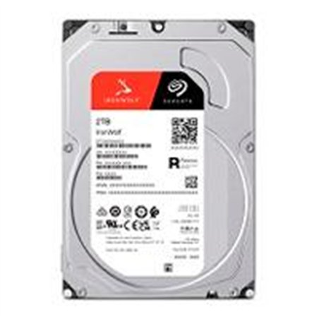 DISCO DURO INTERNO SEAGATE IRONWOLF 2TB 3.5 ESCRITORIO SATA3 6GB/S 256MB 5400RPM 24X7 HOT-PLUG NAS 1-8 BAHIAS