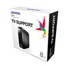 DISCO DURO EXTERNO ADATA HM800 8TB ESCRITORIO 3.5 USB 3.2 WINDOWS MAC LINUX ADAPT ALIMENTACION COLOR NEGRO (AHM800-8TU32G1-CUSBK