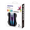 DISCO DURO EXTERNO ADATA HD770G 2TB PORTATIL 2.5 USB 3.2 WINDOWS MAC LINUX CONTRAGOLPES GAMING RGB COLOR NEGRO (AHD770G-2TU32G1-