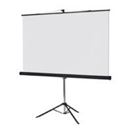 PANTALLA PROYECCION DE TRIPIE MULTIMEDIA SCREEN MST-180, 100 PULGADAS DIAGONAL, MEDIDA 180 CM X 180 CM, FORMATO 1:1, COLOR BLANC