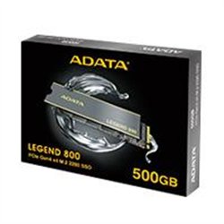 UNIDAD DE ESTADO SOLIDO SSD INTERNO ADATA LEGEND 800 500GB M.2 2280 NVME PCIE GEN 4X4 LECT.3500 ESCRIT.2800 MBS PC LAPTOP MINIPC