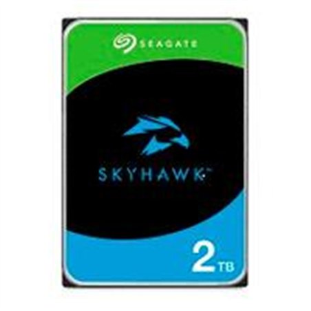 DISCO DURO INTERNO SEAGATE SKYHAWK 2TB 3.5 ESCRITORIO SATA3 6GB/S 256MB 5400RPM VIDEO VIGILANCIA 24X7 DVR Y NVR 1-8 BAHIAS 1-64 