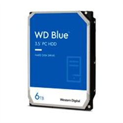 DISCO DURO INTERNO WD BLUE 6TB 3.5 ESCRITORIO SATA3 6GB S 256MB 5400RPM WINDOWS WD60EZAX