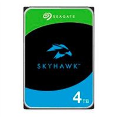 DISCO DURO INTERNO SEAGATE SKYHAWK 4TB 3.5 ESCRITORIO SATA3 6GB/S 256MB 5400RPM VIDEO VIGILANCIA 24X7 DVR Y NVR 1-16 BAHIAS 1-64