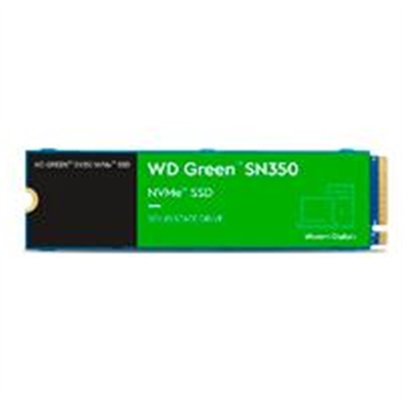 UNIDAD DE ESTADO SOLIDO SSD INTERNO WD GREEN SN350 500GB M.2 2280 NVME PCIE GEN3 LECT.2400MBS ESCRIT.1500MBS PC LAPTOP MINIPC WD