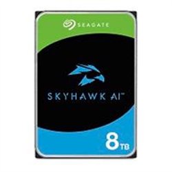DISCO DURO INTERNO SEAGATE SKYHAWK AI 8TB 3.5 ESCRITORIO SATA3 6GB/S 256MB 7200RPM VIDEO VIGILANCIA 24X7 DVR Y NVR 1-16 BAHIAS 1