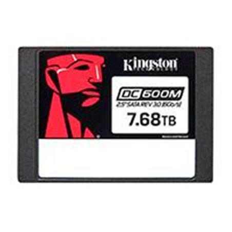 UNIDAD DE ESTADO SOLIDO SSD KINGSTON DC600M 7680GB ENTERPRICE SATA 2.5 LECT.560/ESCR.530MBS PARA SERVIDOR SEDC600M/7680G