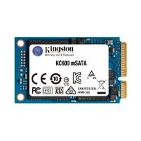 UNIDAD DE ESTADO SOLIDO KINGSTON INTERNO SKC600 512GB SATA3 MSATA LECT.550/ESCRIT.520MB/S NAND 3D TLC SKC600MS/512G