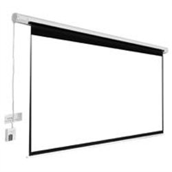 PANTALLA PROYECCION ELECTRICA MULTIMEDIA SCREEN MSE-216, 120 PULGADAS DIAGONAL, MEDIDA 216 CM X 216 CM, FORMATO 1:1, COLOR BLANC