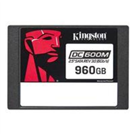 UNIDAD DE ESTADO SOLIDO SSD KINGSTON DC600M 960GB ENTERPRICE SATA 2.5 LECT.560/ESCR.470MBS PARA SERVIDOR SEDC600M/960G